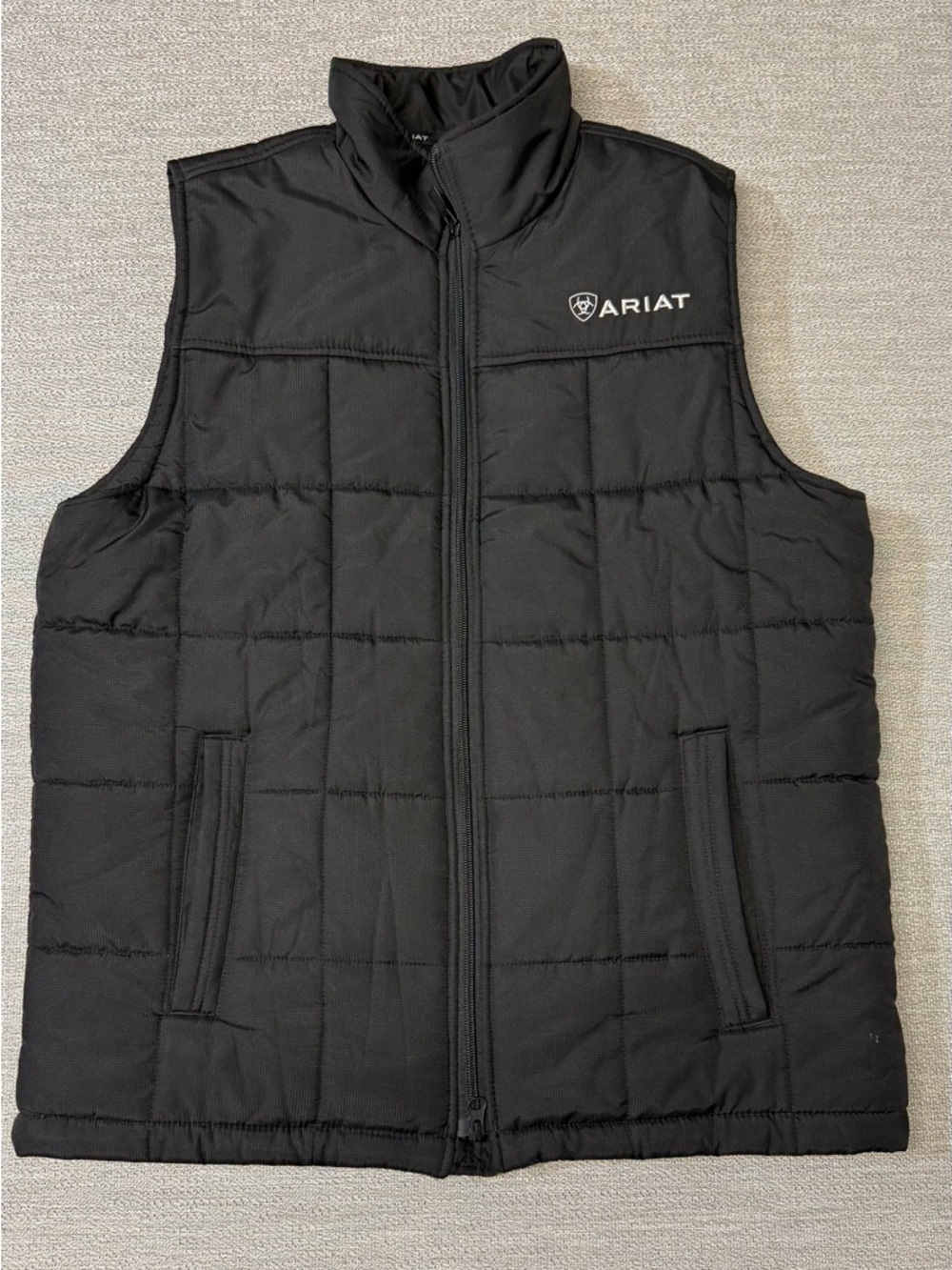Ariat Crius Black Quilted Insulated Vest Men’s Medium M